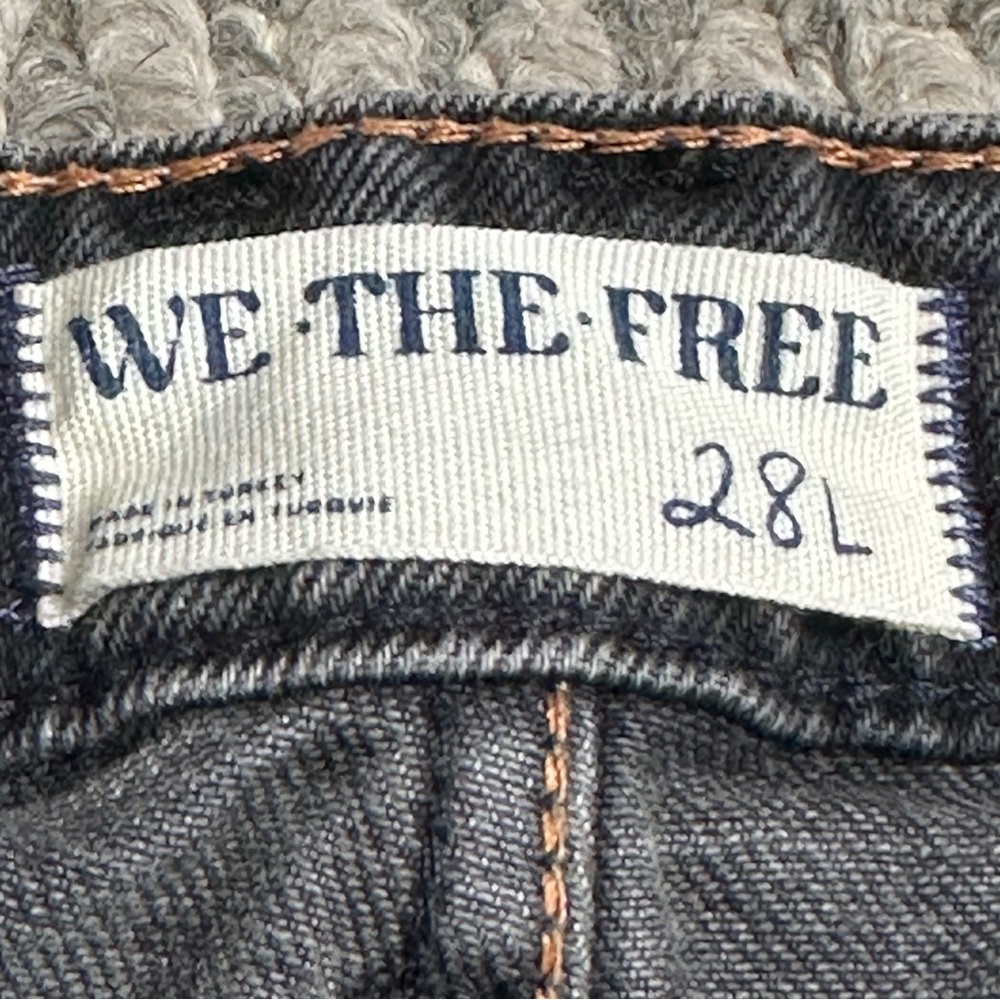 Free People We The Free Deep Trance Dropped Boyfriend Jeans in Hypnosis - Picture 5 of 9
